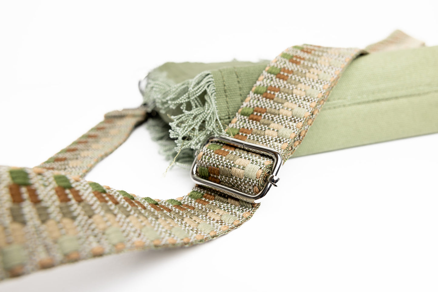 Boho Canvas Crossbody Bag Green (Copy)