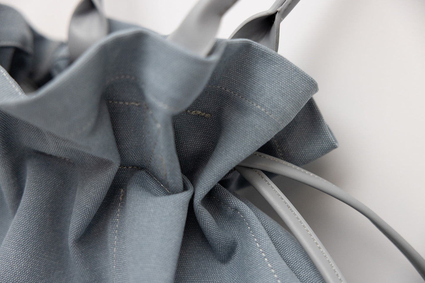 Canvas Tote Bag - Large Capacity Dusty Blue