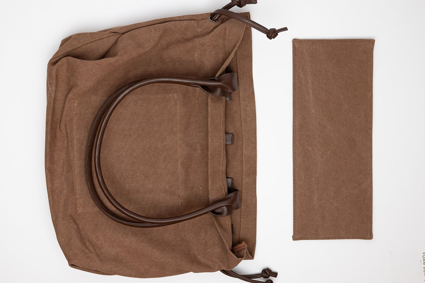 Canvas Tote Bag - Large Capacity Coco Brown