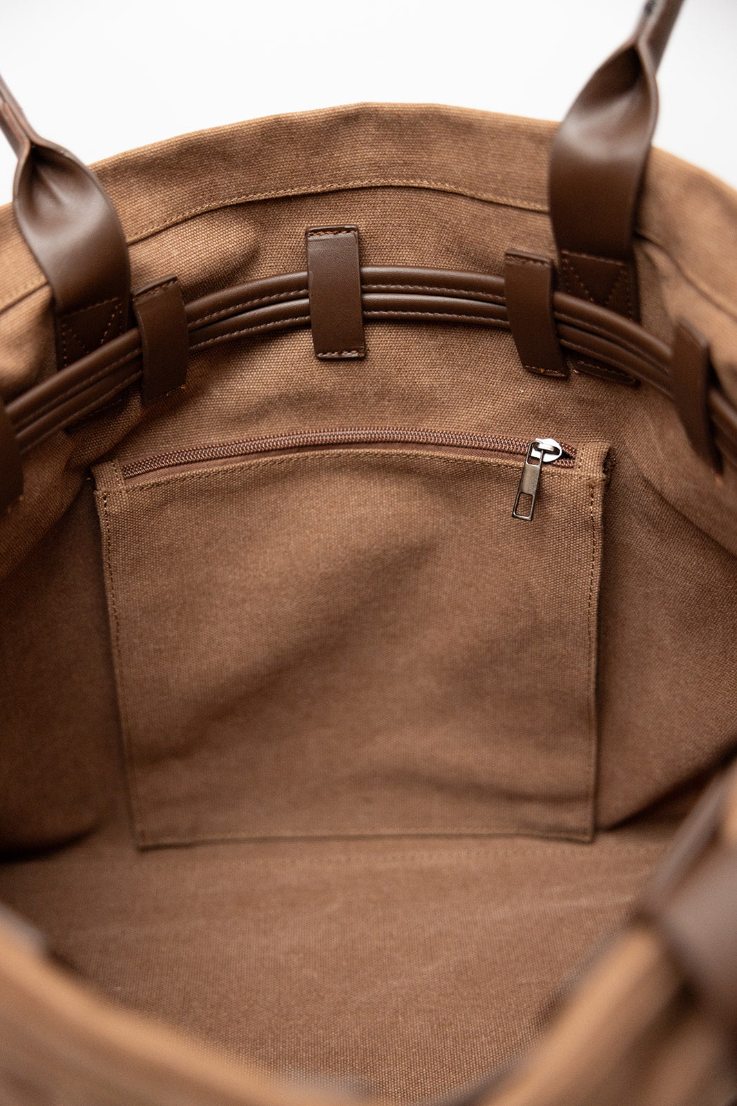 Canvas Tote Bag - Large Capacity Coco Brown