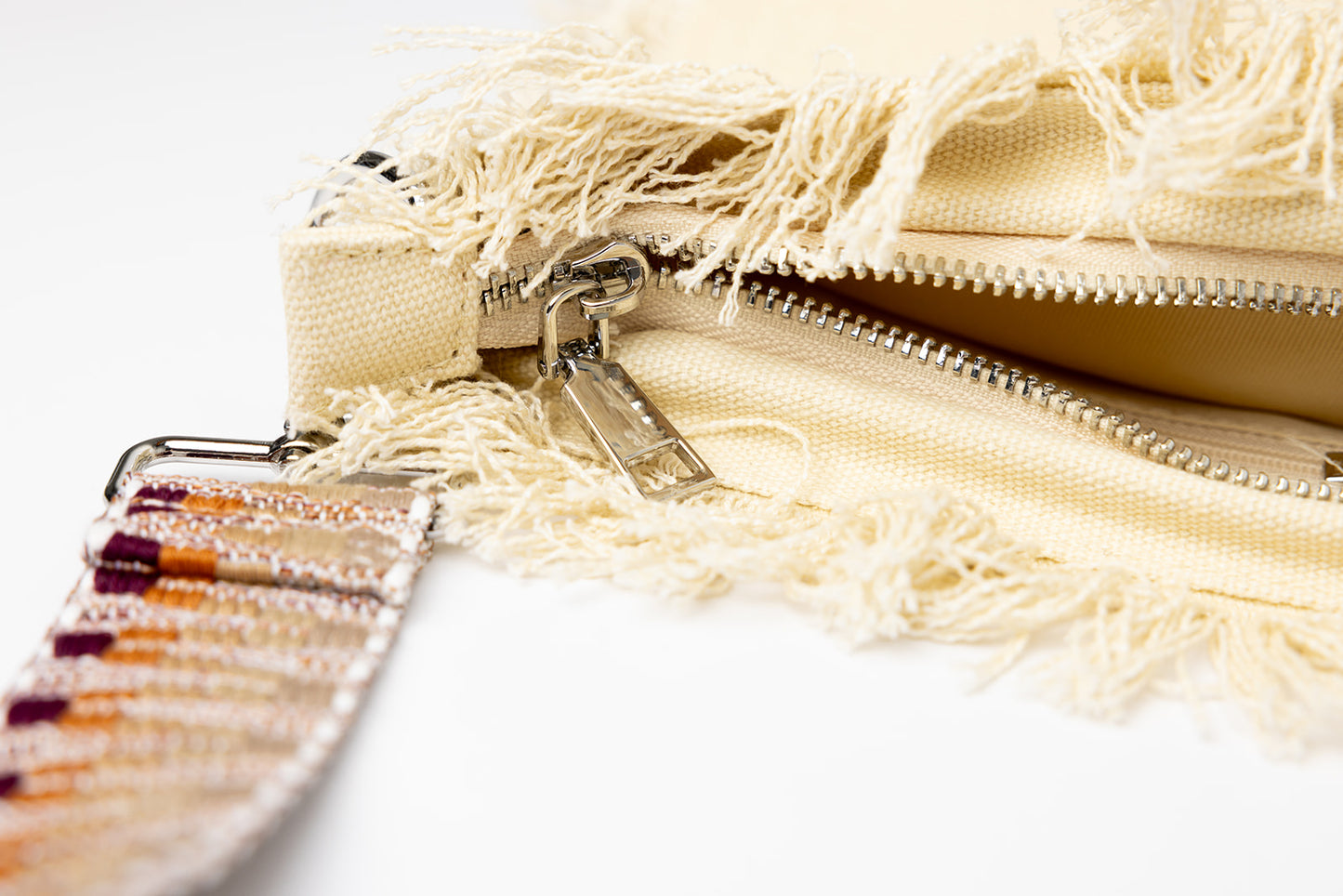 Boho Canvas Crossbody Bag Cream (Copy)
