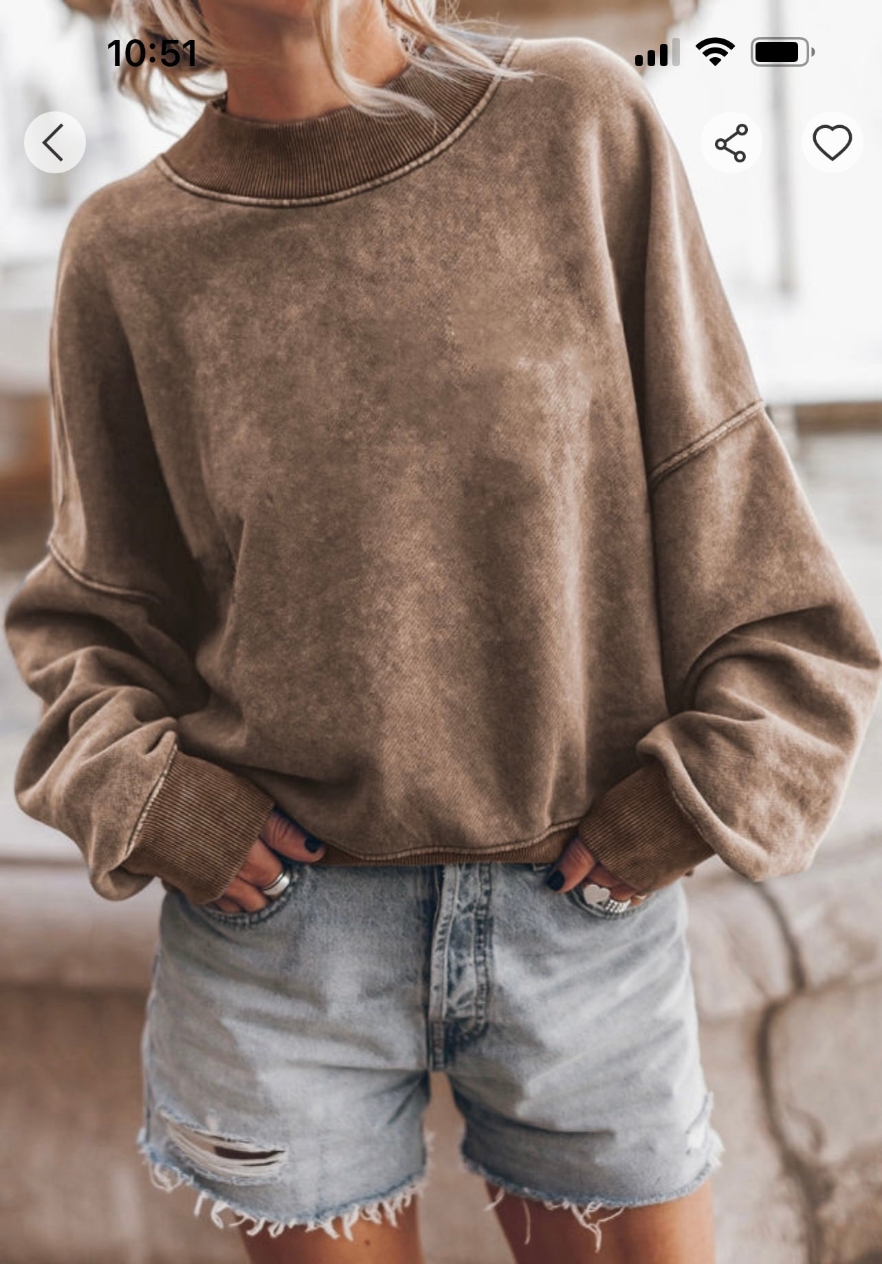 Vintage Brown Sweatshirt