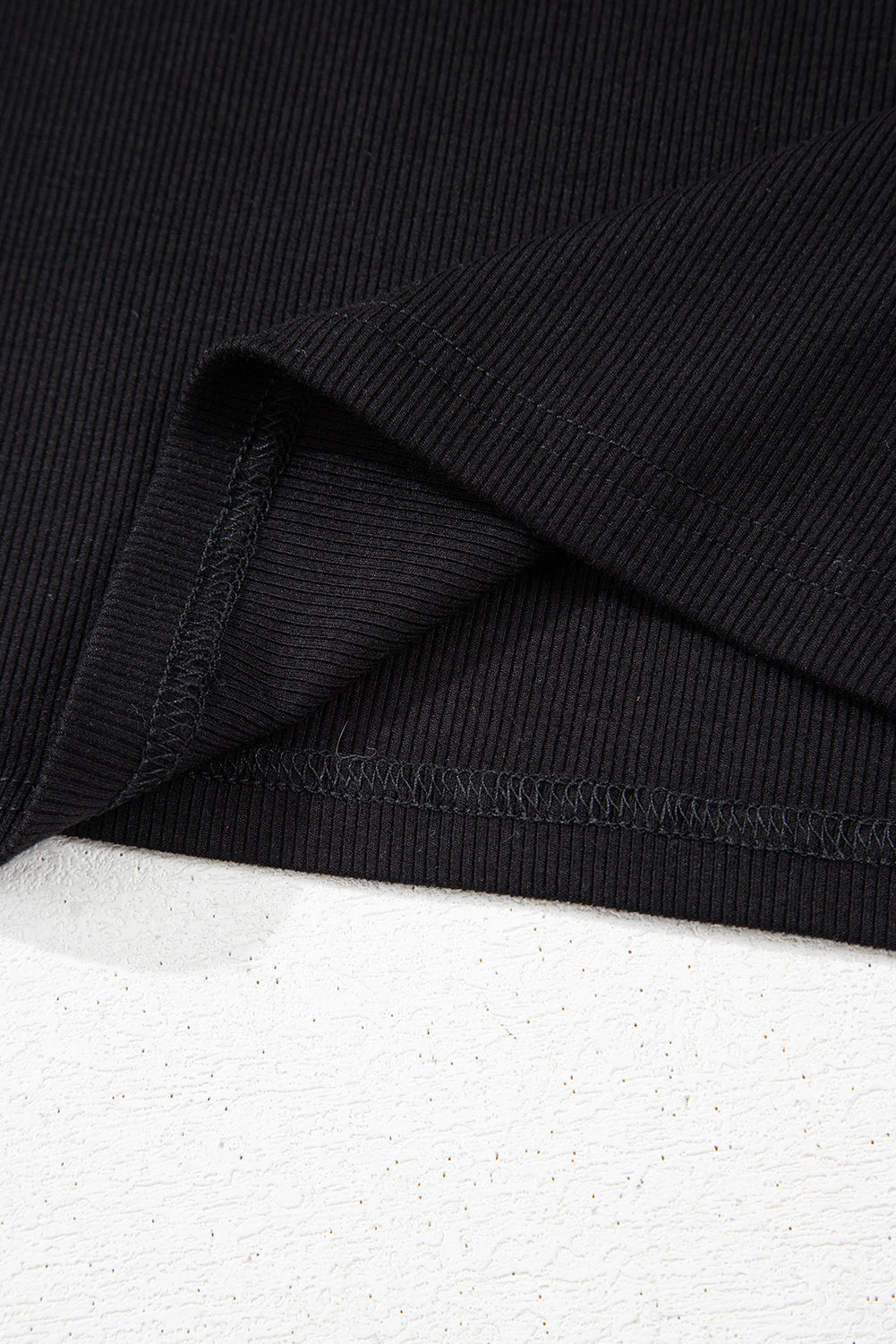 Black short sleeve sheer/mesh shirt
