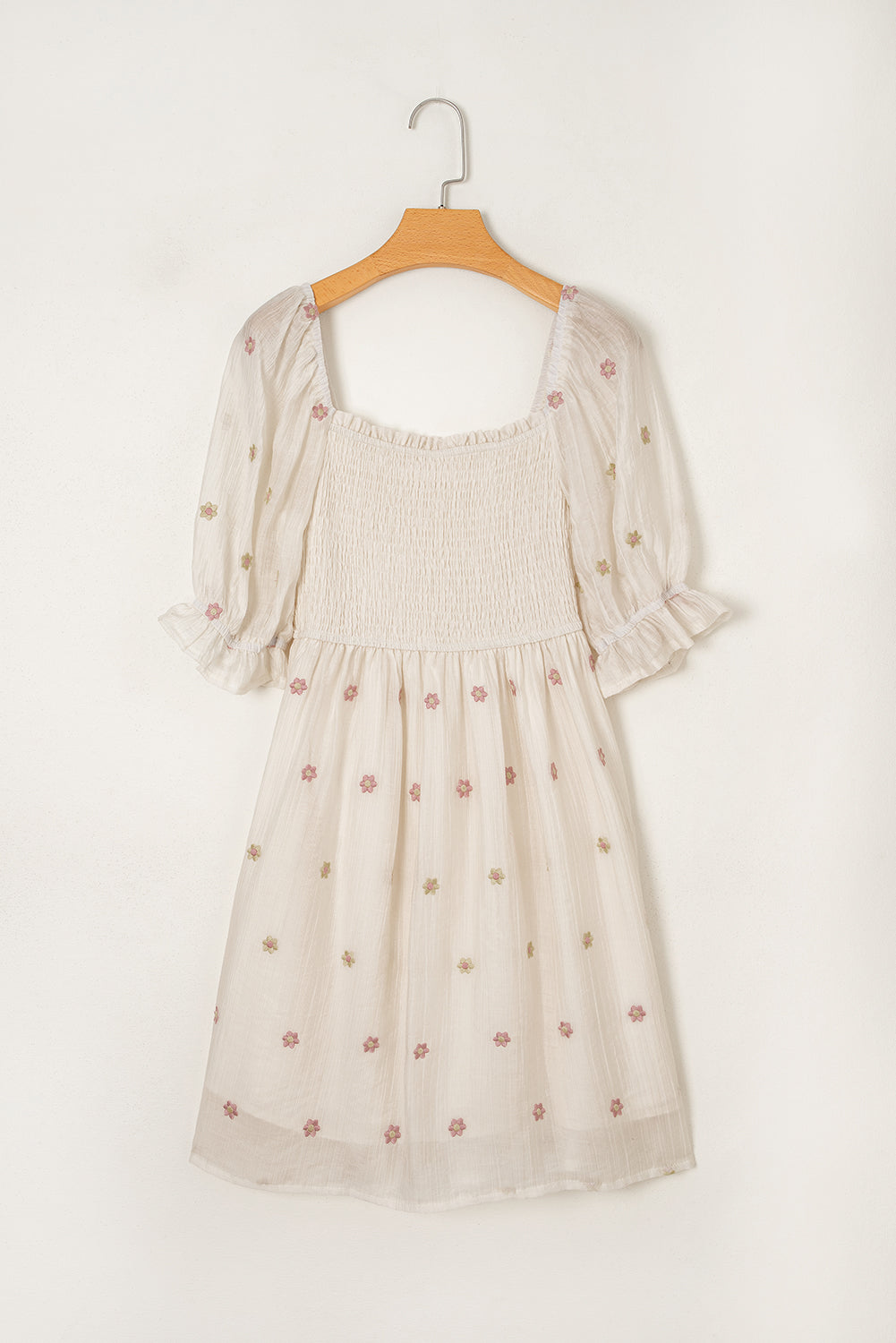 Daisy Flower Smock Dress