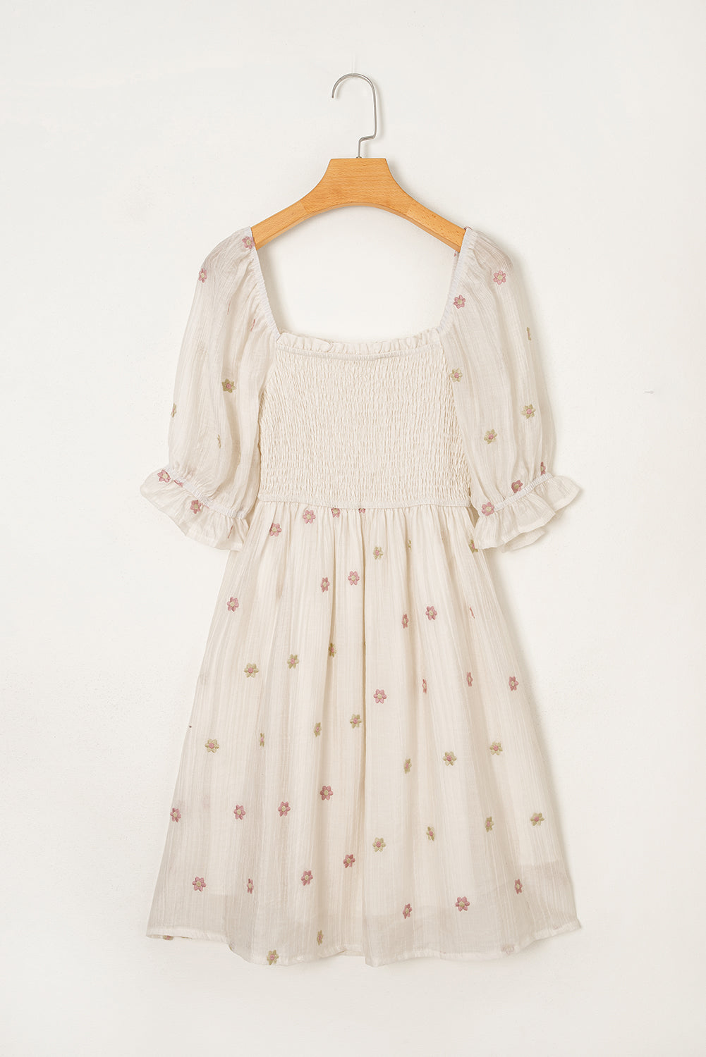 Daisy Flower Smock Dress