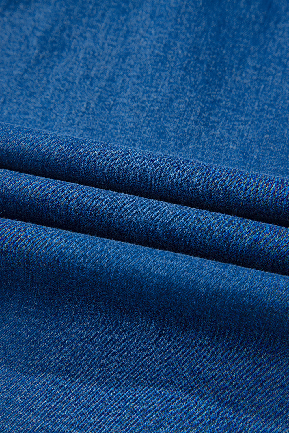 Denim Blue Bowknot A-line dress