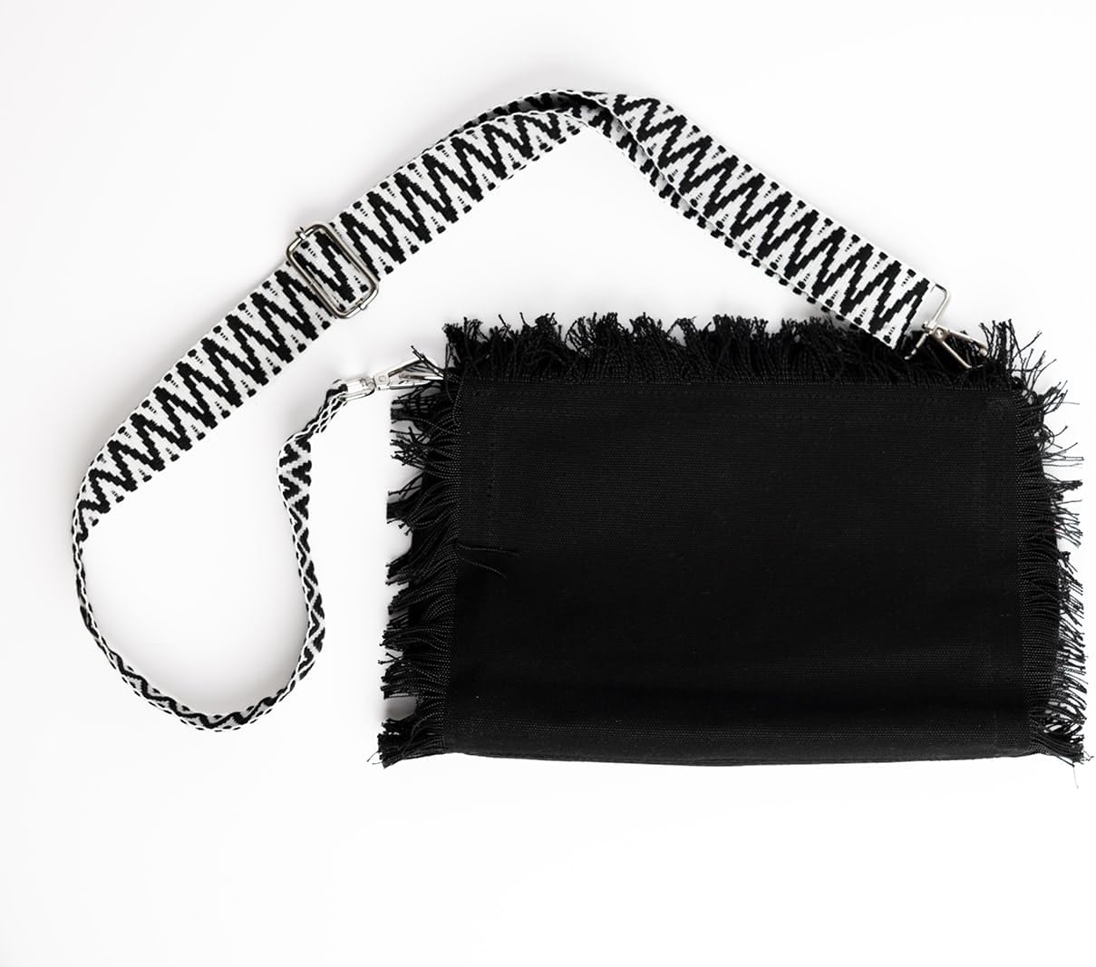 Boho Canvas Crossbody Bag black (Copy)