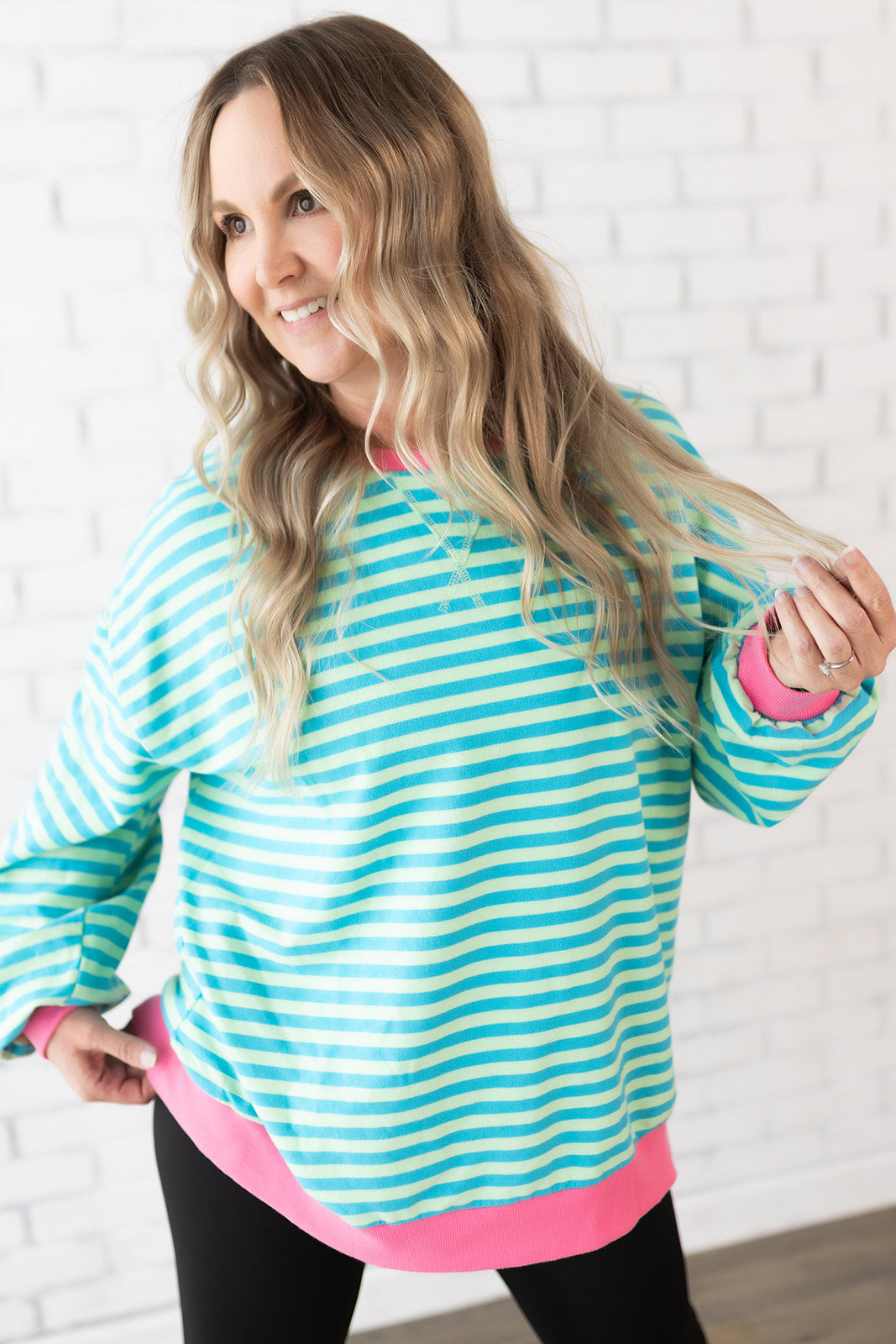 Striped Dupe PINK band