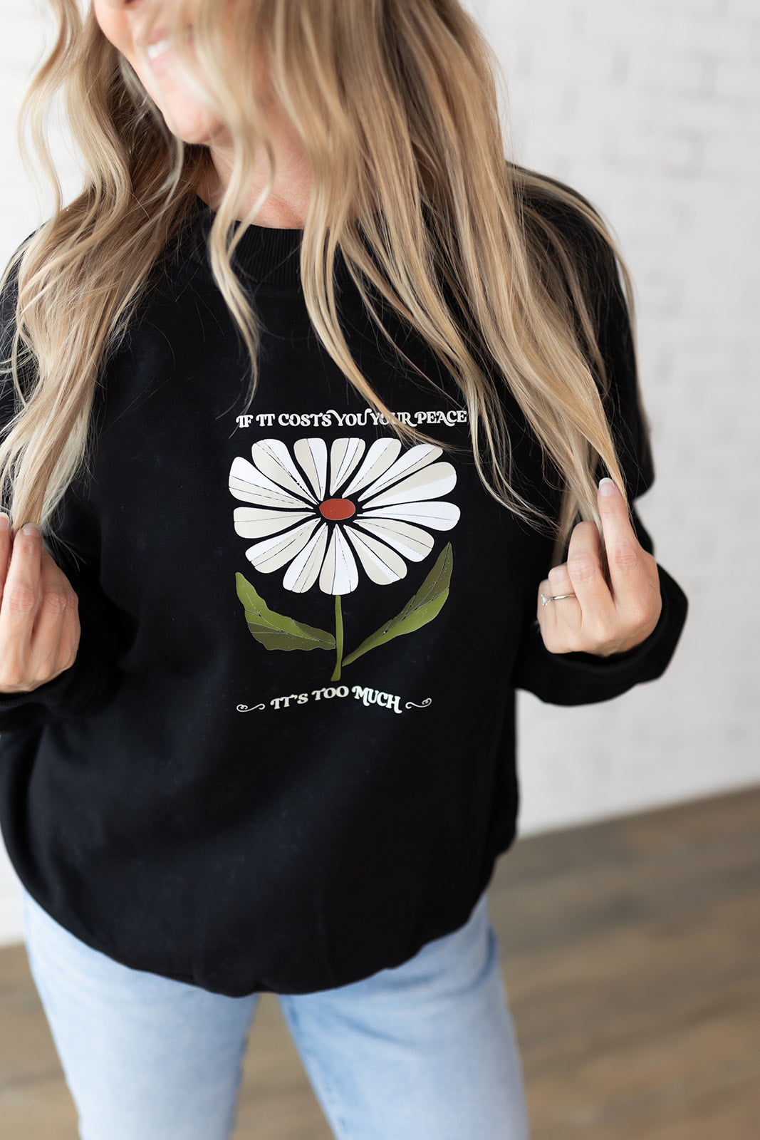 Vintage Black Sweatshirt