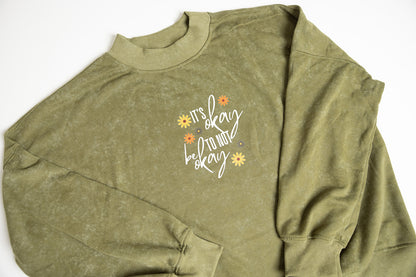 Vintage Olive green Sweatshirt