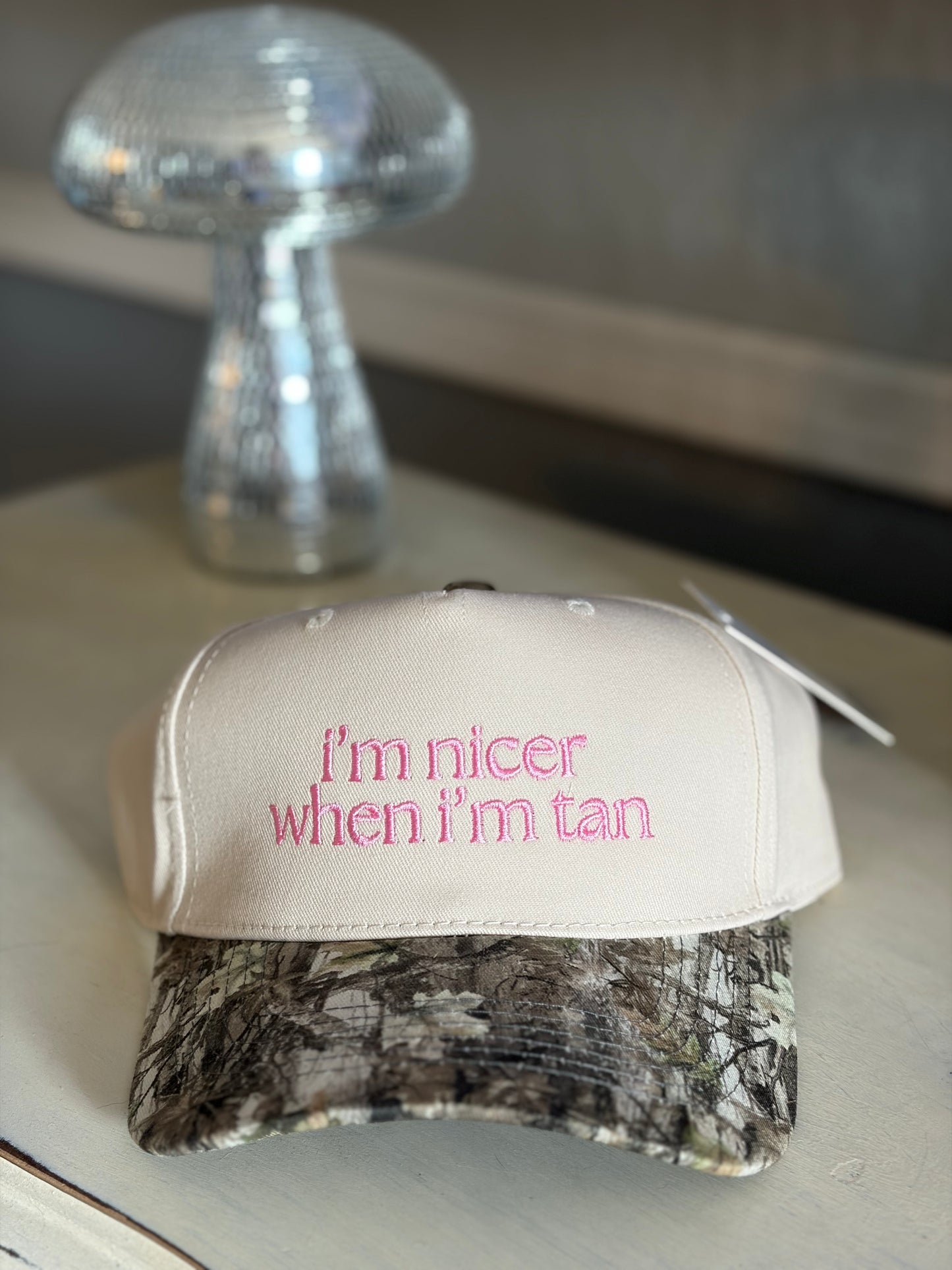 Trucker hat - I'm nicer when I'm tan