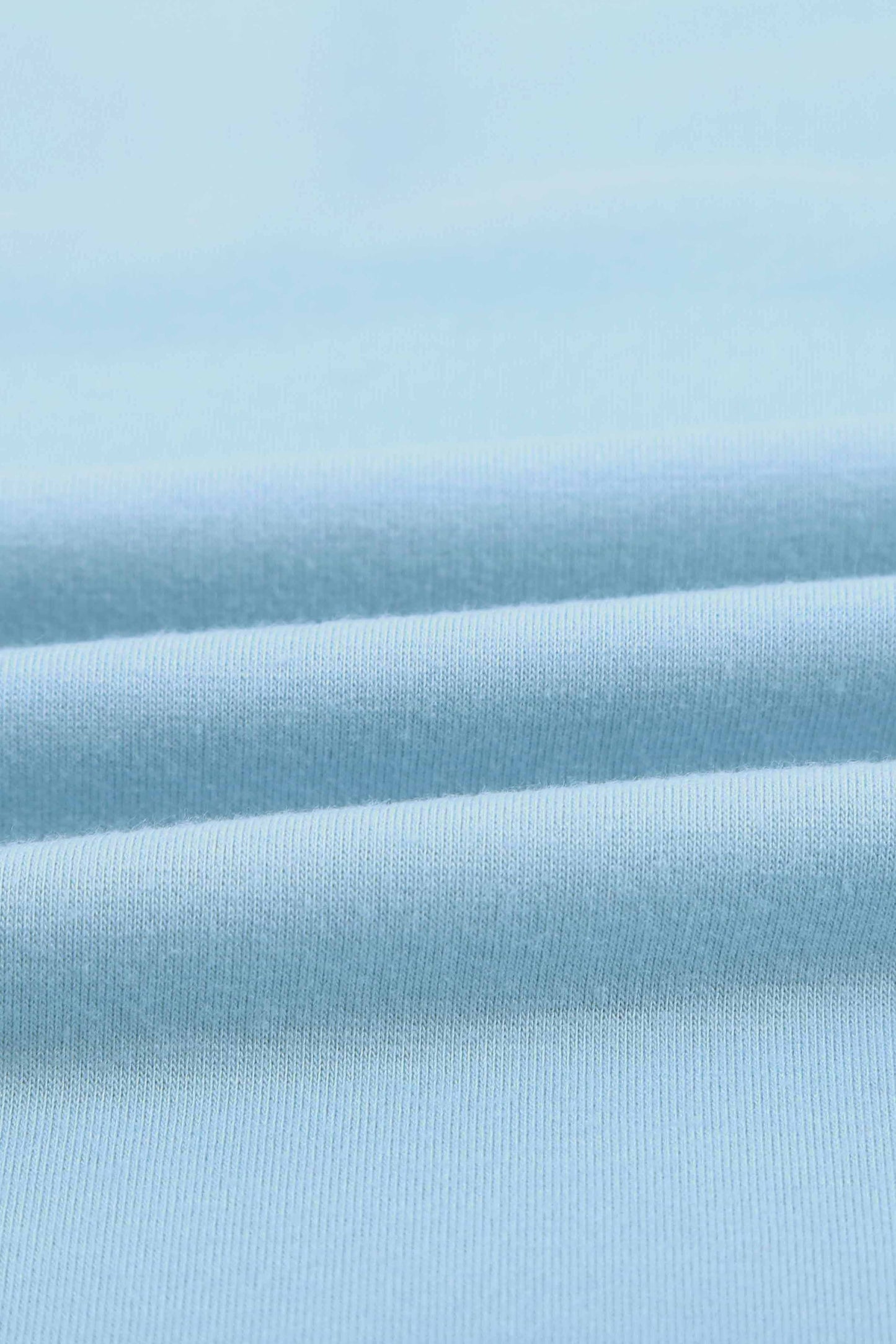 Light Blue, wide neck, basic T with pocket