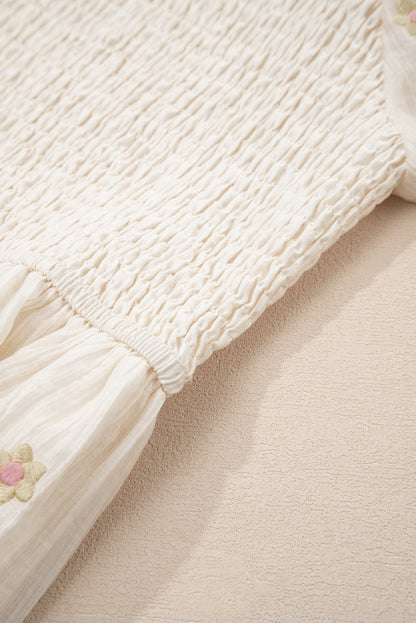 Daisy Flower Smock Dress