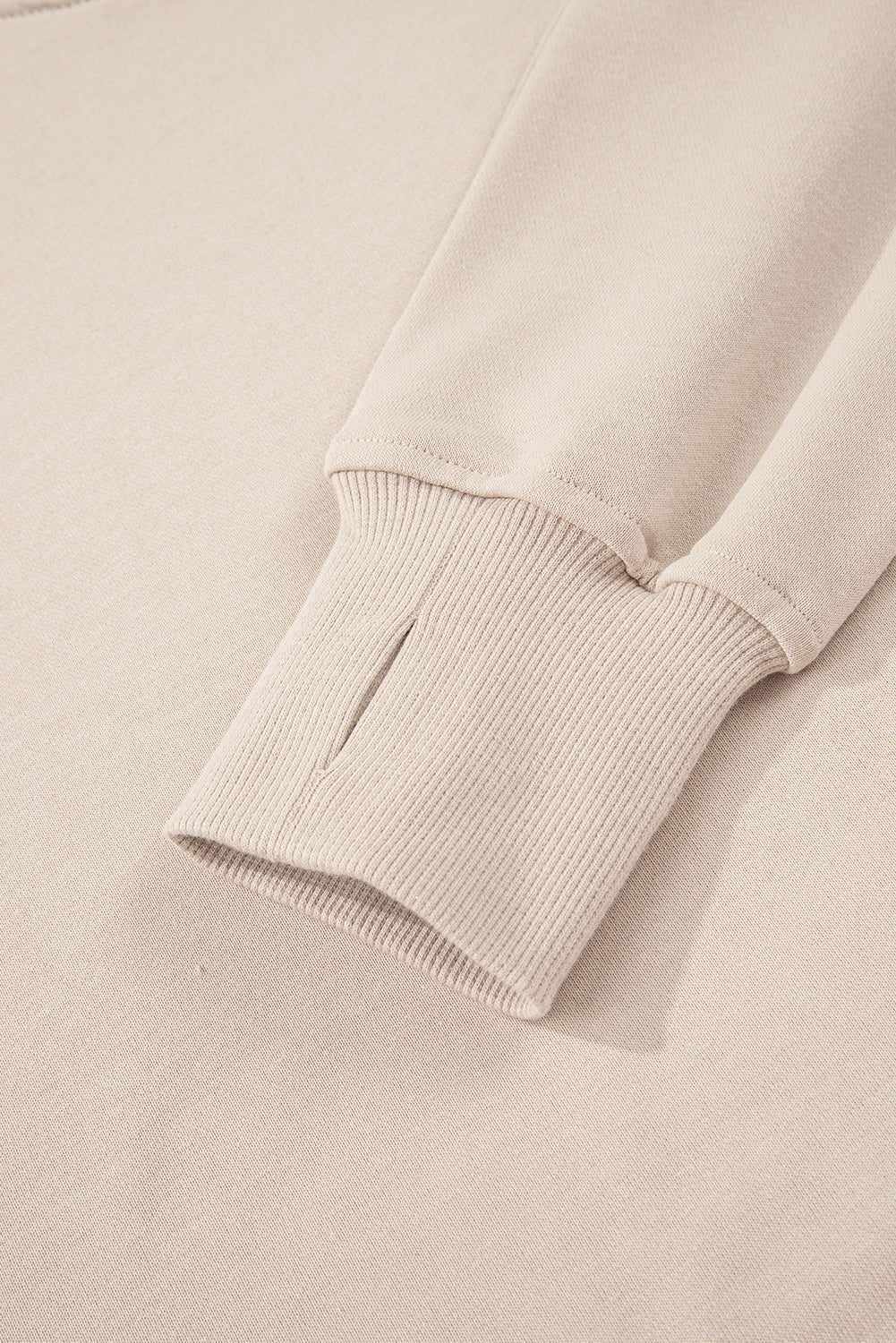 Oversized Slit Sweatshirt Ribbed Leggings Set