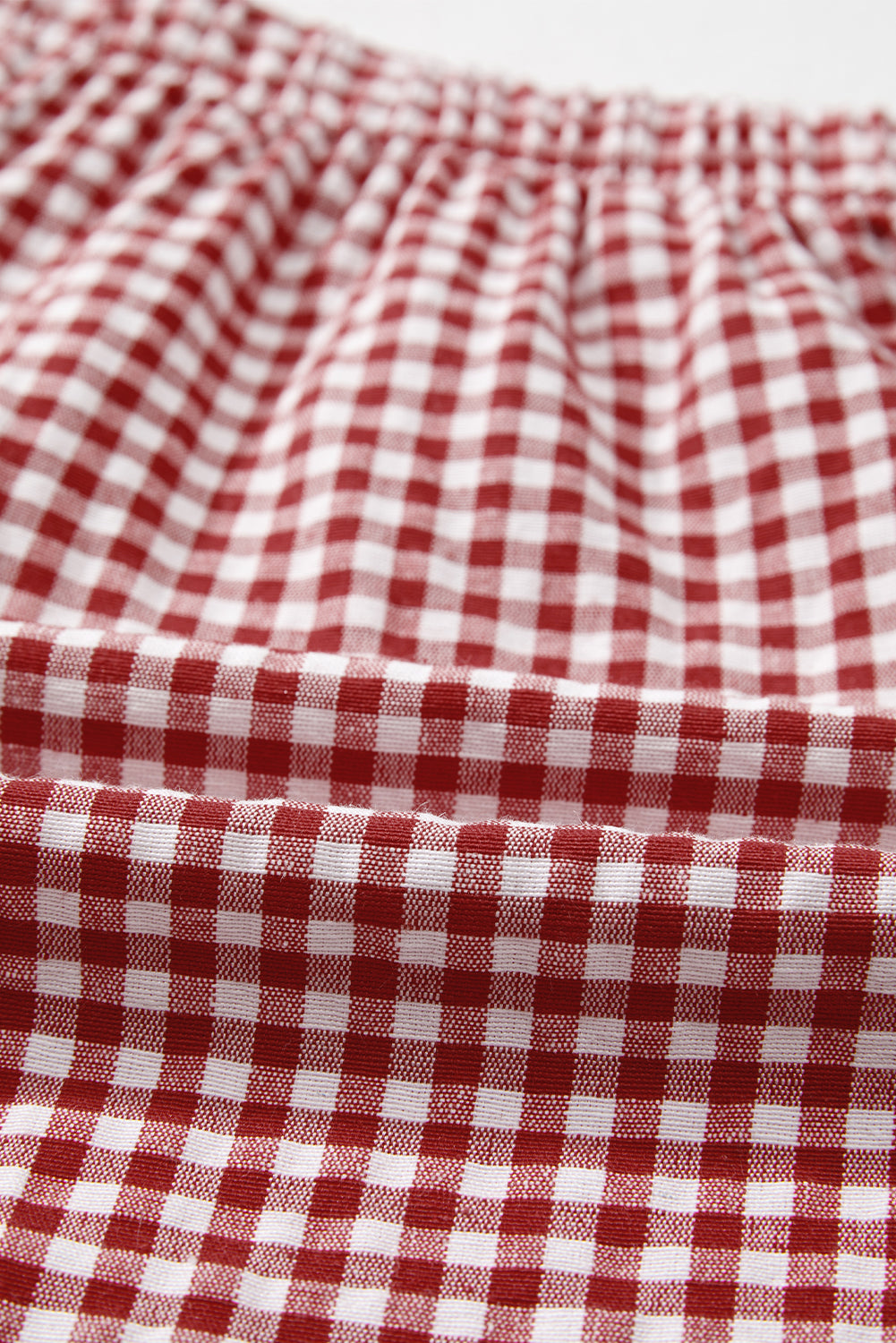 Red or Blue Vintage Gingham Print, boxer style shorts
