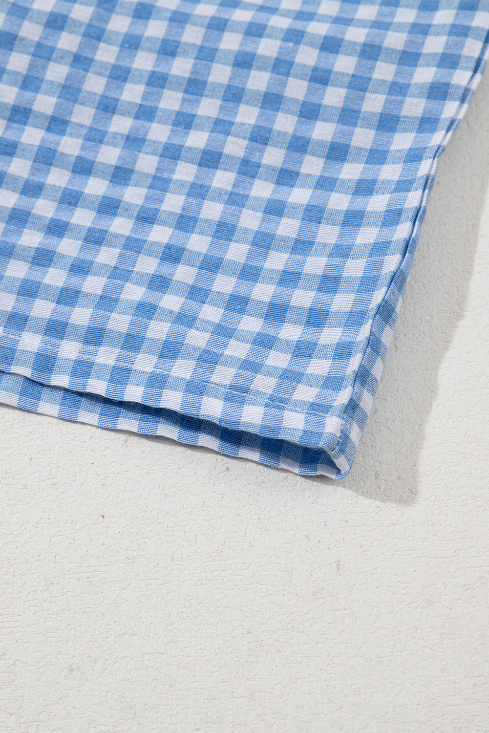 Red or Blue Vintage Gingham Print, boxer style shorts