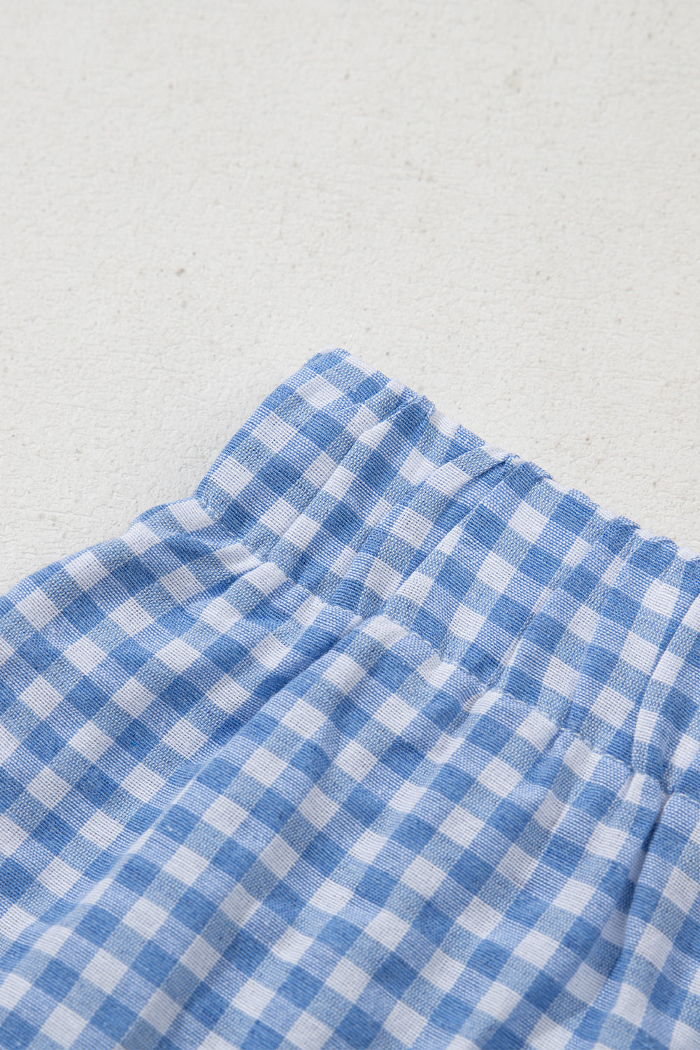 Red or Blue Vintage Gingham Print, boxer style shorts
